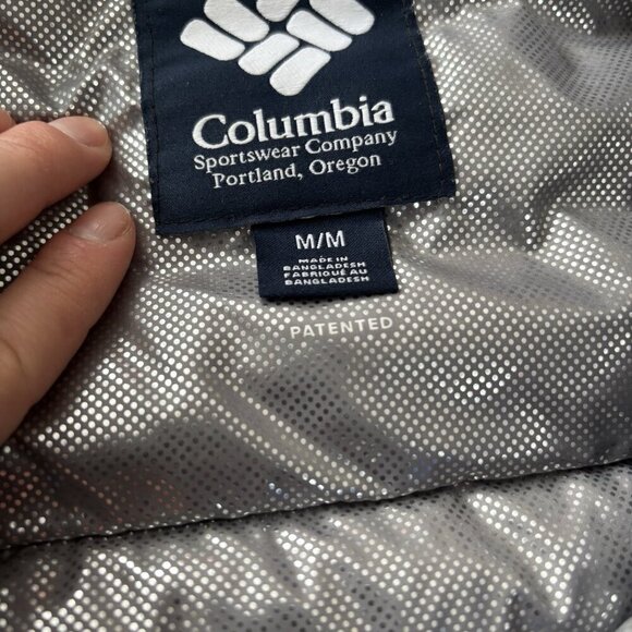 Columbia Sister Brook II Down Jacket Womens M Blue Pink Omni Heat 700 Fill Down - Picture 12 of 16